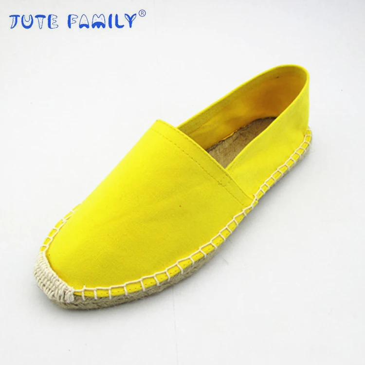 

Wholesale Cheap Natural Hemp Sole Womens Flat Canvas Shoes Espadrilles, Striped,as the picture or as client's request