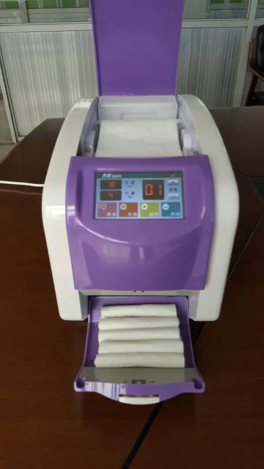 
NEW touch screen LCD wet towel machine 