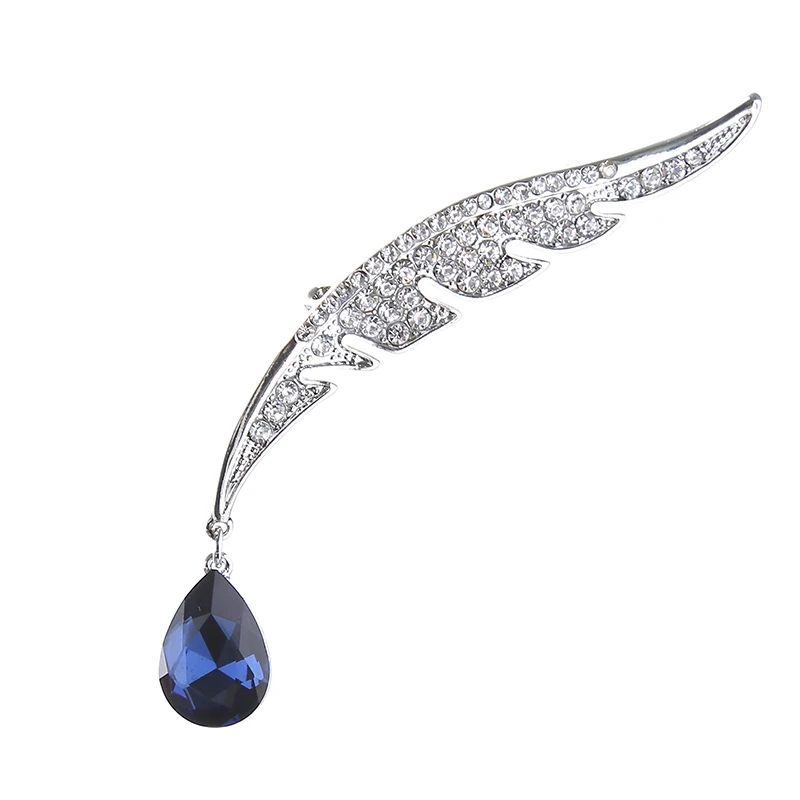 

Latest design Colored Abrasive Blasting Leaf Pearl Alloy Brooch for Wedding Invitation