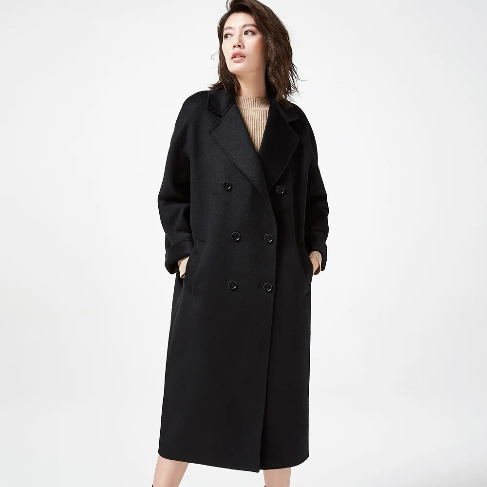 

2019 Hot Sale Women Cashmere Handmade Wool Coat Wholesale Fashion Sexy Womens Wool Coats