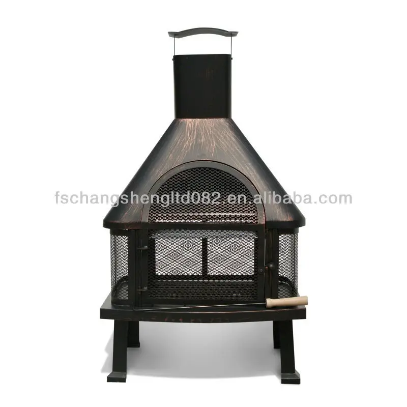 Antique Outdoor Garden Fire Pit With Chimney Buy Fire Pit With