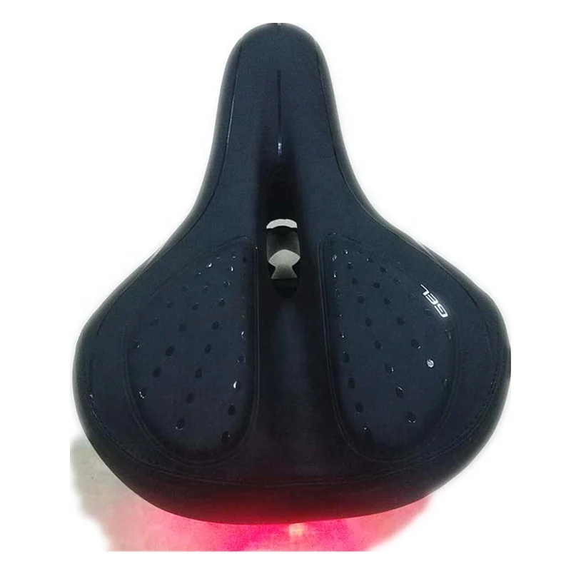 

Cycling Saddle Cushion Plastic Bicycle Seat Bike Saddle with light, Red,blue,yellow,customized...