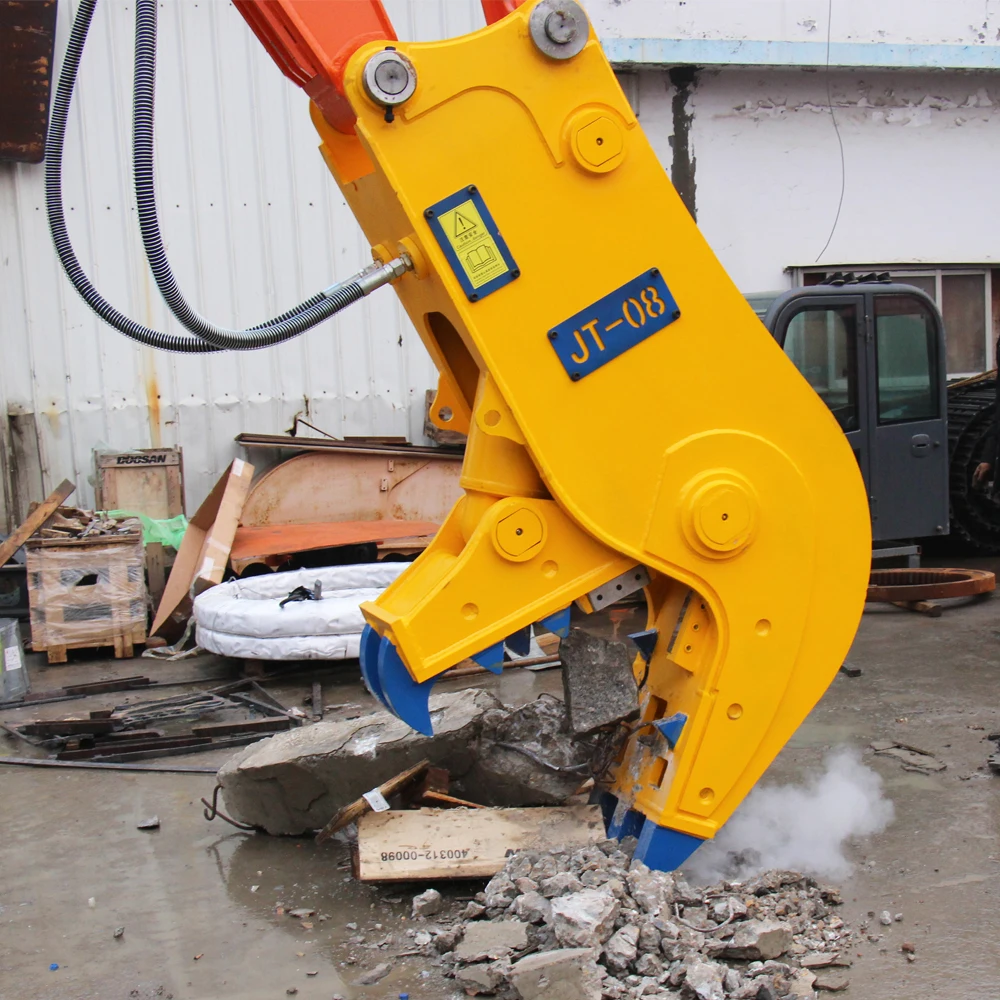 
20 ton hydraulic demolition excavator rock crusher 
