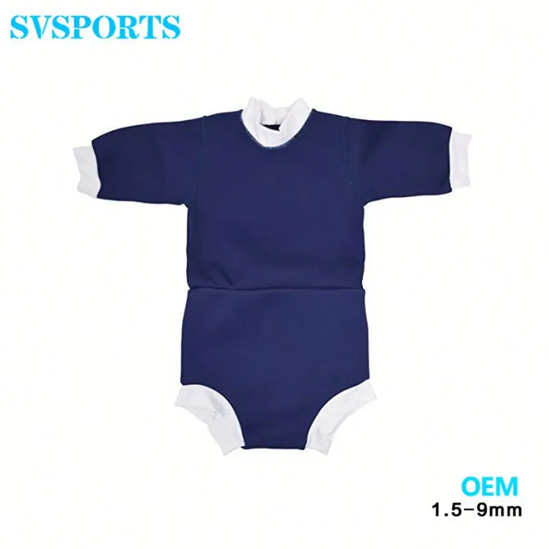 

SVS black blue yellow customized color neoprene beach baby kids/children wetsuit, Customer color