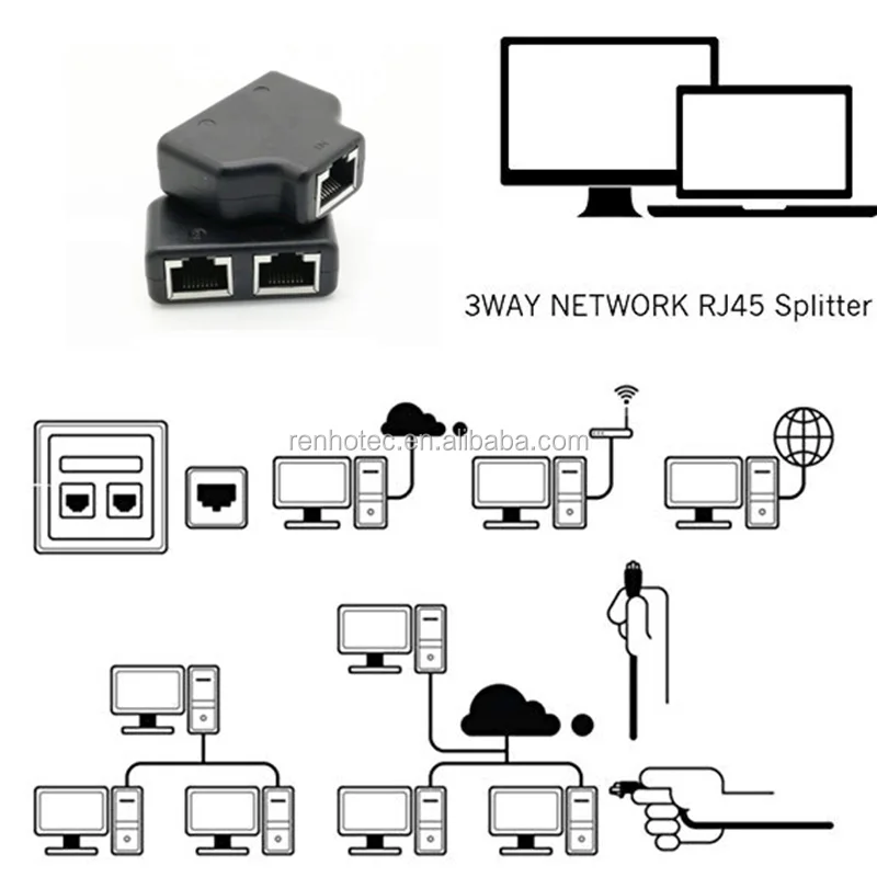 Схема подключения разветвитель rj45