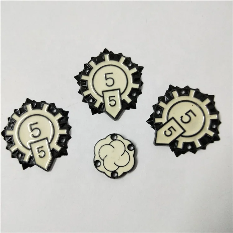 
Custom logo number letter metal shoe label tag jeans brand sign trademark shoes logo badge 