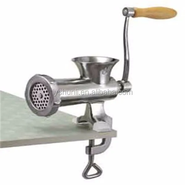 Best Quality 32 Cast Iron Tinplated Hand Held Meat Mincer For Domestic