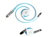 2 in 1 Extendable Micro USB Cable 2.1A Fast Charging Adapter 1M Data Cable Charger for Iphone IOS for Samsung for Xiaomi Android