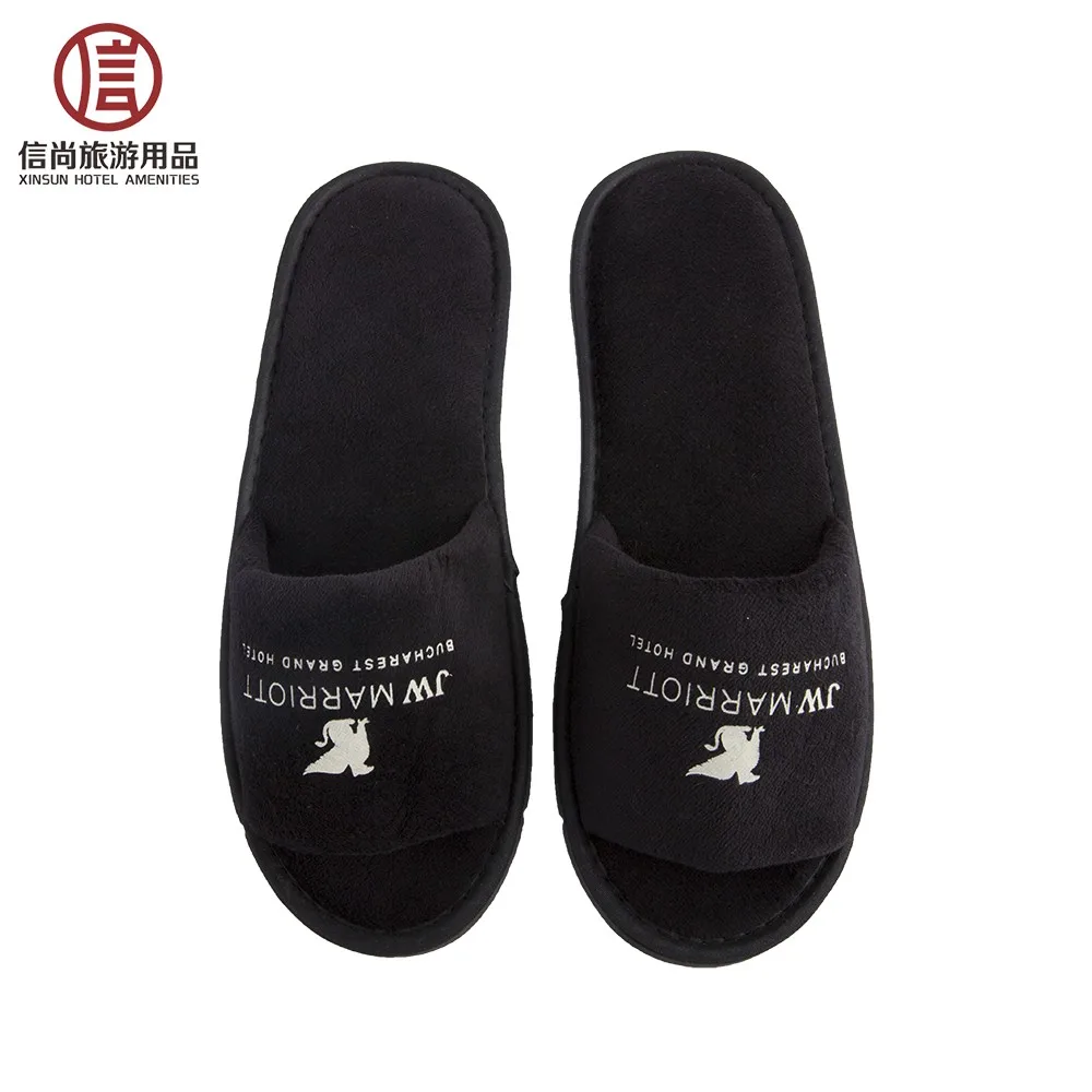 Disposable Indoor Bathroom Spa Slipper Velour Hotel Slipper Buy