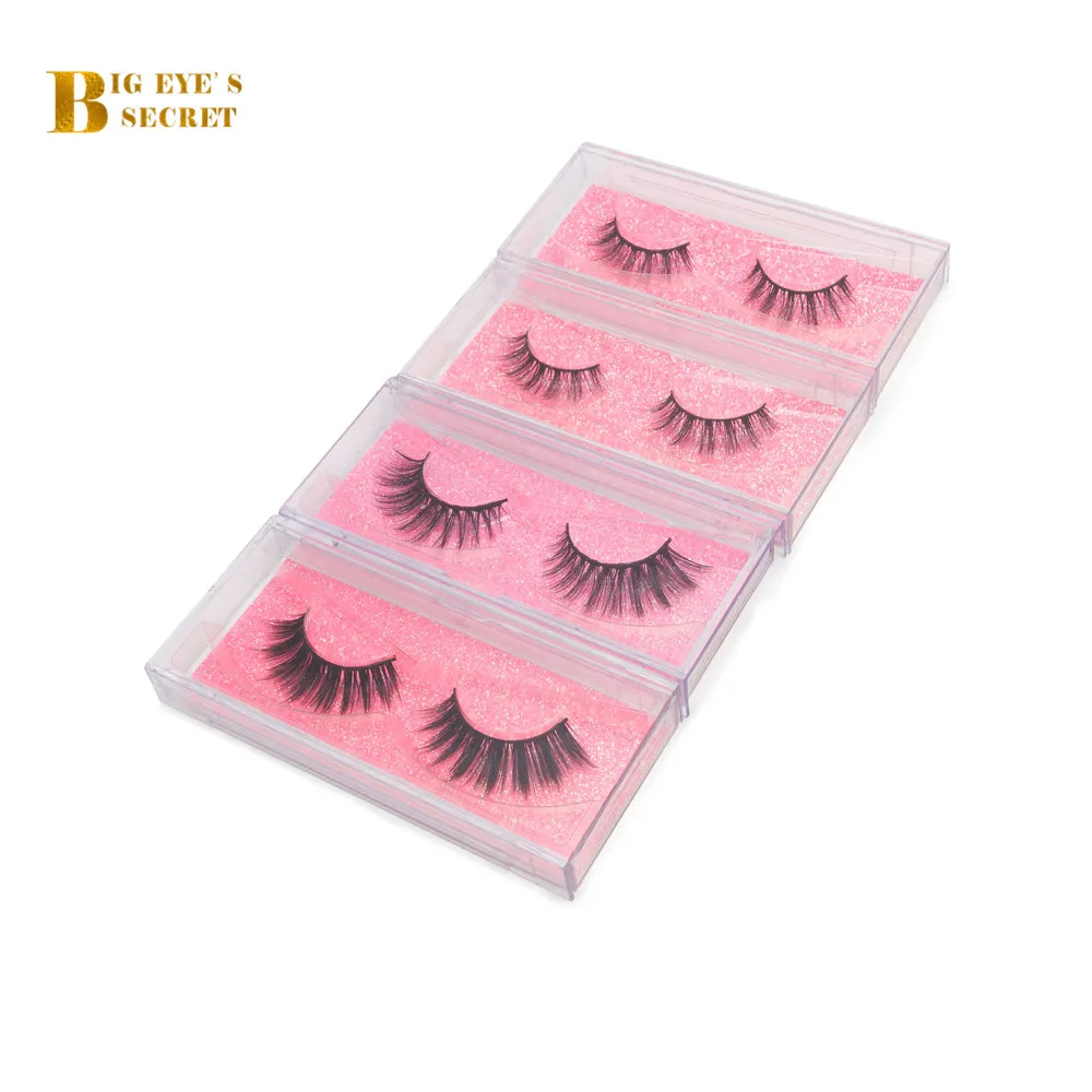 

Free Shipping Wholesale Private Label Box Package 3D False Mink False Eyelashes