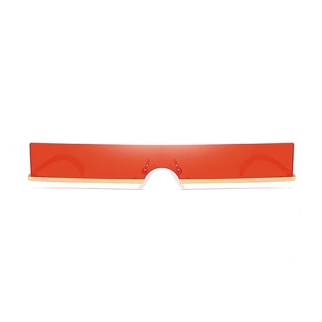 202901 Superhot Eyewear 2019 Fashion Small Rectangle Sun glasses Tinted Lenses Ladies Rimless Sunglasses