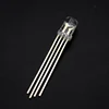 5MM F5 Transparent Full Color LED a Total of Four Feet RGB Controllable Colorful Light-emitting Diode 5MM LED RGB