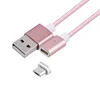 3 in 1 braided USB fast charging magnetic data line with high quality for smart phone charging