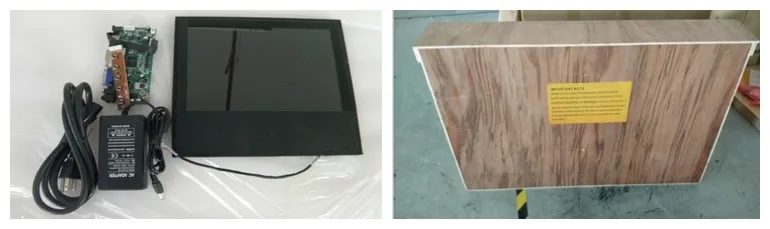 TFT transparent LCD panel display for transparent LCD showcase