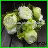 12 heads spring artificial decorative peony flowers