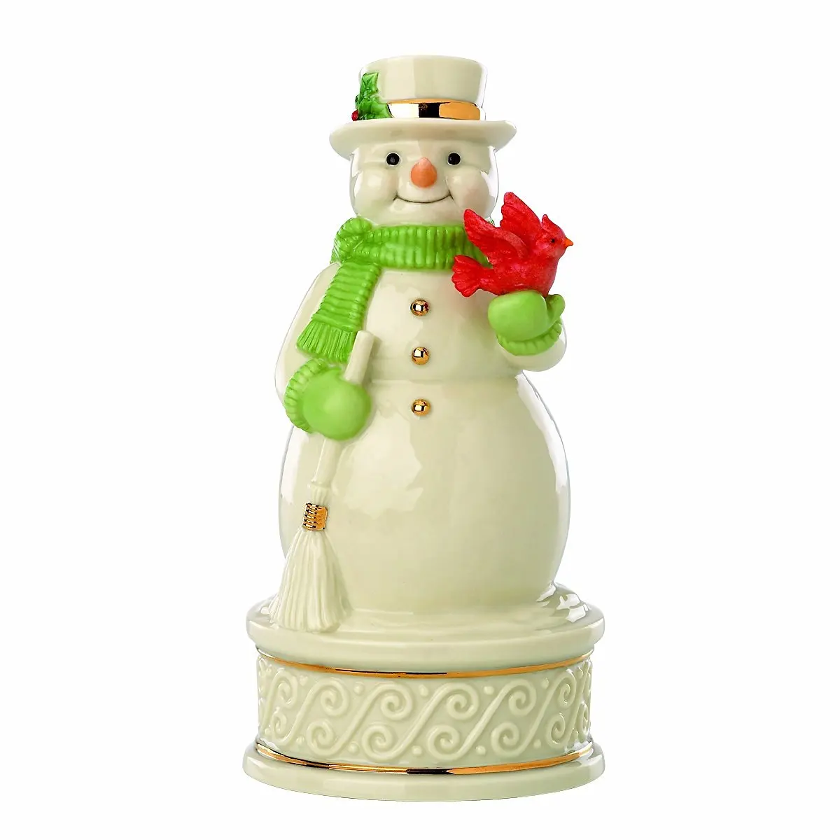 musical stuffed snowman