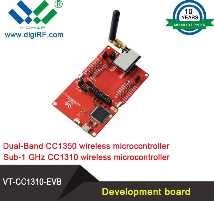 
TI SUB1GHz CC1310 CC1350 Development kit motherboard Simulation burning tool 