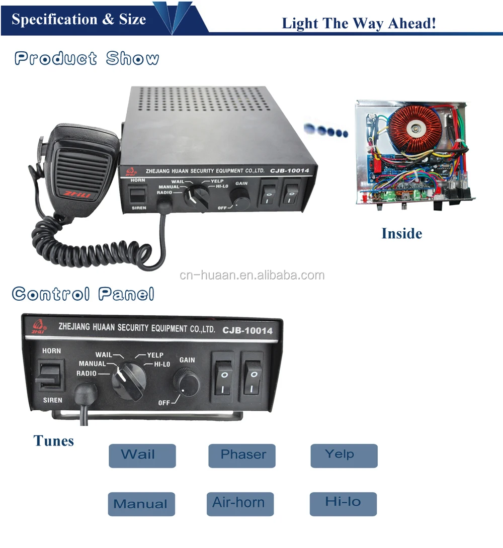 
100w 200w electronic siren amplifier for ambulance emergency vehicle police siren for car 