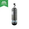 Strong Stable PCP Air Tank Scuba Diving Compressed Air Tank Fully Wrapped Carbon Fiber Composite Gas Cylinder