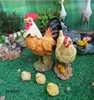 garden decor wholesale polyresin rooster figurine