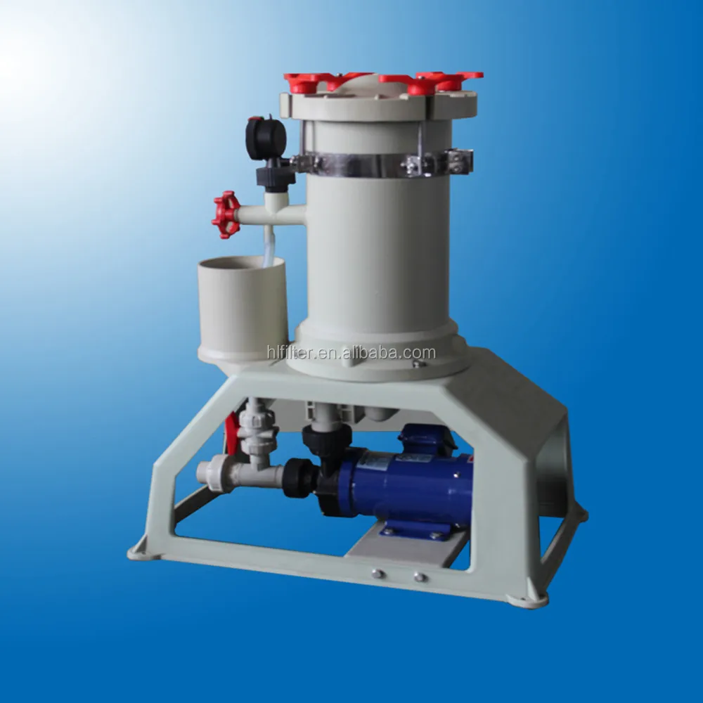 
PP/PVC/PVDF Acid resistant chemical filter for plating/surface treatment 