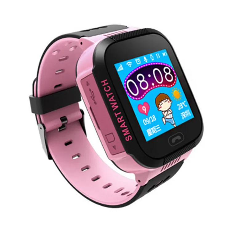 

T09 GPS Smart Watch With Camera Flashlight Kids Watch SOS Call Location Track Children's Safety Fence Alarm Digital Clock