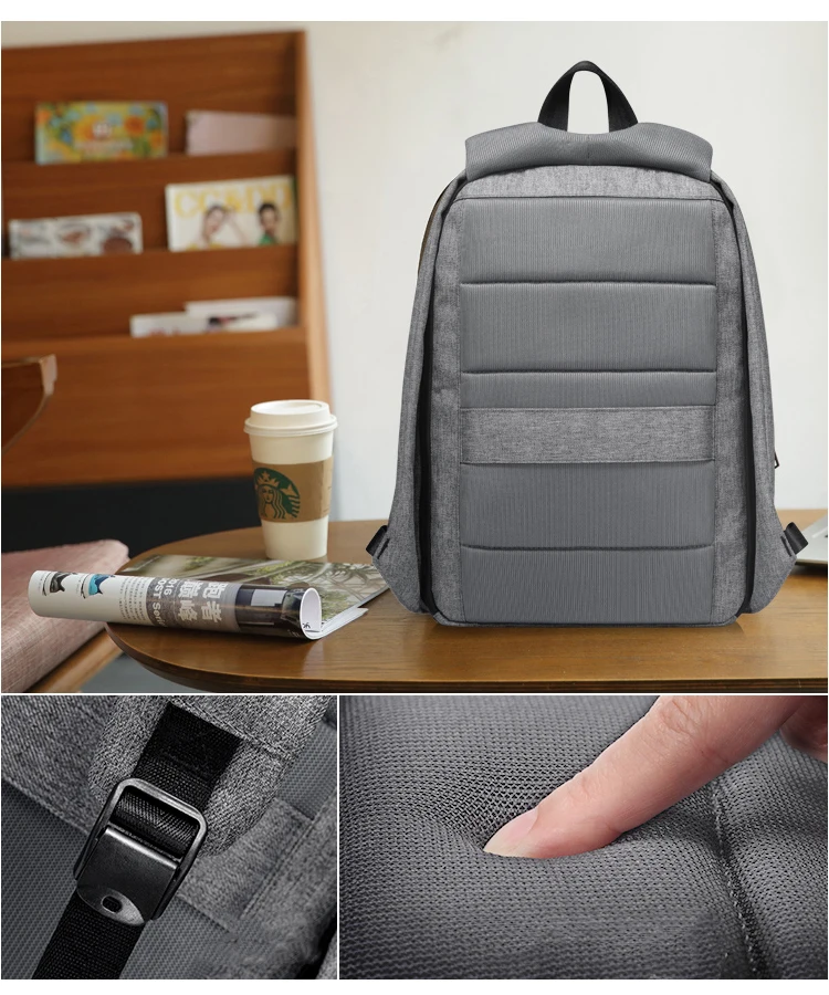Elegant korean design high school college multifunction computer waterproof rucksack back pack backpack bag