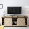 6.6ft Double Door Mini Sliding Door Hardware for Cabinet TV Stand