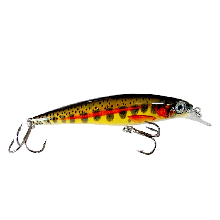 

High quality 4'' 12g artificial bait sinking minnow 100mm minnow fishing lures