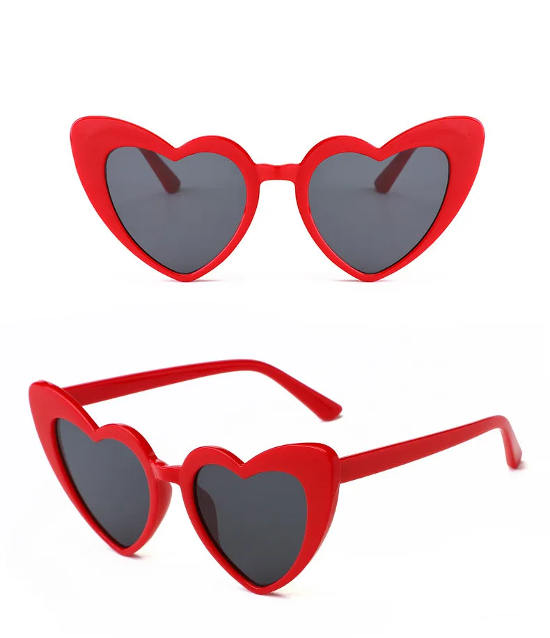

Newest Fashion Sun glasses Custom logo Women Heart Sunglasses 2019