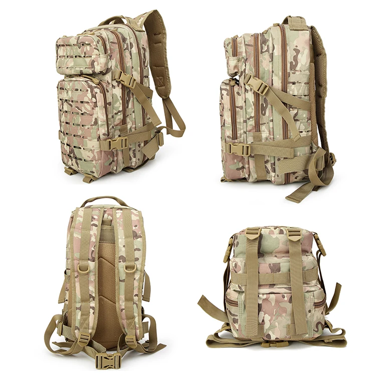 Hot sale 30L waterproof  military tactical laser cutting backpack army back pack assault bag