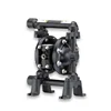 Low lift oil free air vacuum compressor duplex diaphragm fluid siphon pump
