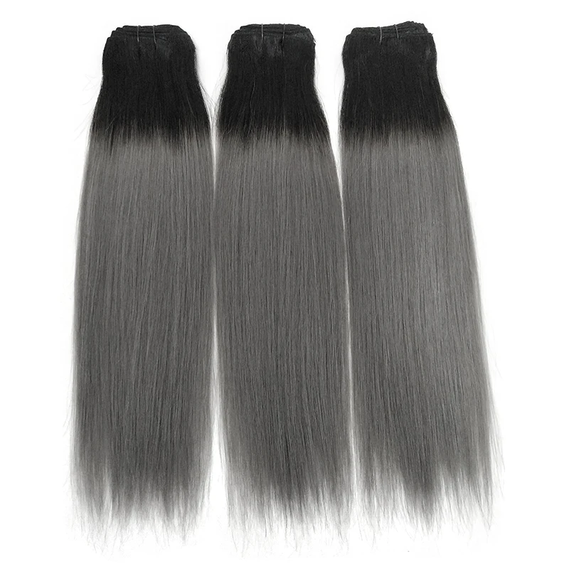 

manufacture grace grey braid straight remi hair weave brazilian human hair bundles with closure