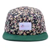 Full printing plain custom 5 panel hat and cap /cheap 5 panel cap with applique logo