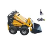 China garden mini skid steer loader with trencher