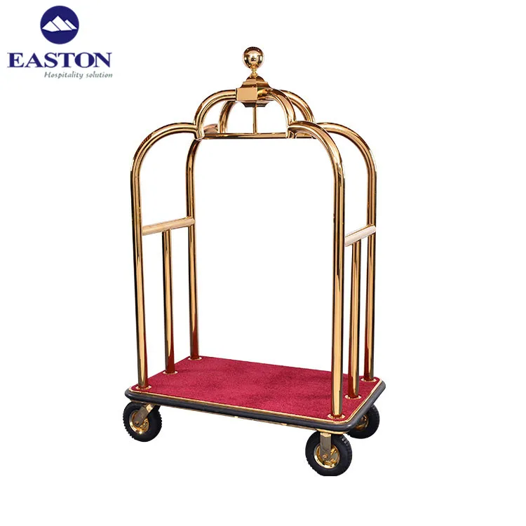 metal luggage cart