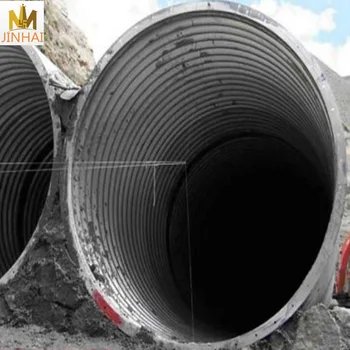 corrugated culvert galvanized diameter jinhai steel larger pipe