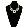 peculiar Three kinds of color point drills with shell like bands Necklace Jewelry Necklace Jewelry Necklace