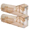 Vensmile Live Mouse Rat Traps Humane Rat Trap 1pack/2pack Support OEM ABS Mice Trap