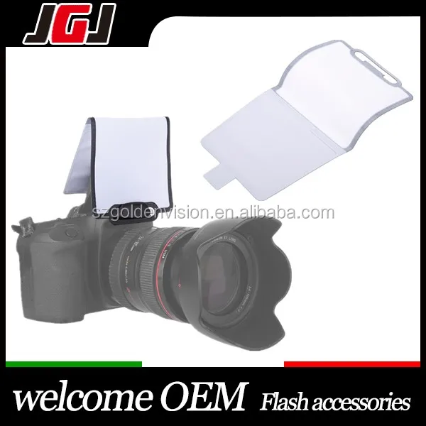 JGJ Factory Soft Screen Flash Diffuser for Sony Canon Nikon Pentax Olympus Kodak On-Camera Pop-Up Flashes