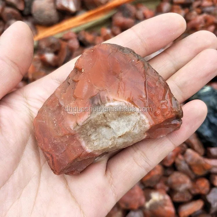 Wholesale Rough Natural Gemstone Prices,Red Crystal Gemstone Rock,Raw