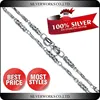 Unique Fashion Design Women Silver Necklace Chain, Factory 925 sterling silver roll chain