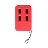 automatic garage door remote accessories keyfob with colourful Black ,grey, red, yellow JJ-CRC-SM15