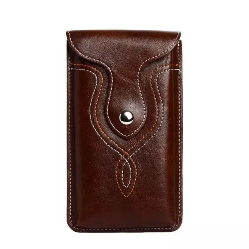 

Free shipping Embossing pattern leather phone case for iPhone7 plus universal waist bag for outdoor cell phone bag with hook up