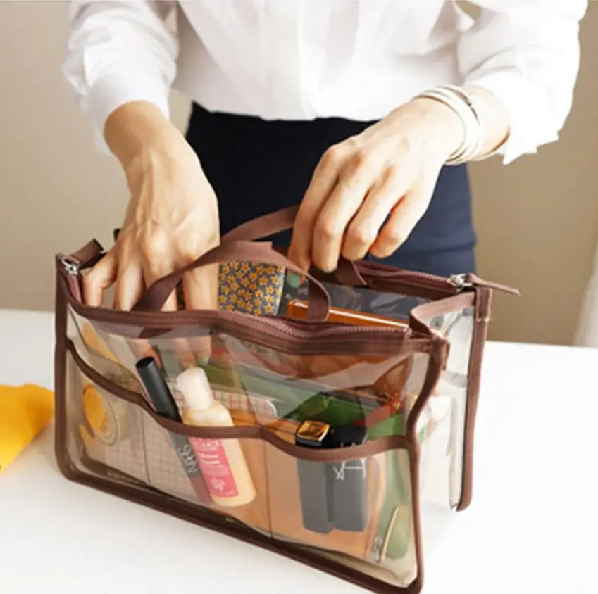 

Transparent PVC Travel Organizer Cosmetic Bag
