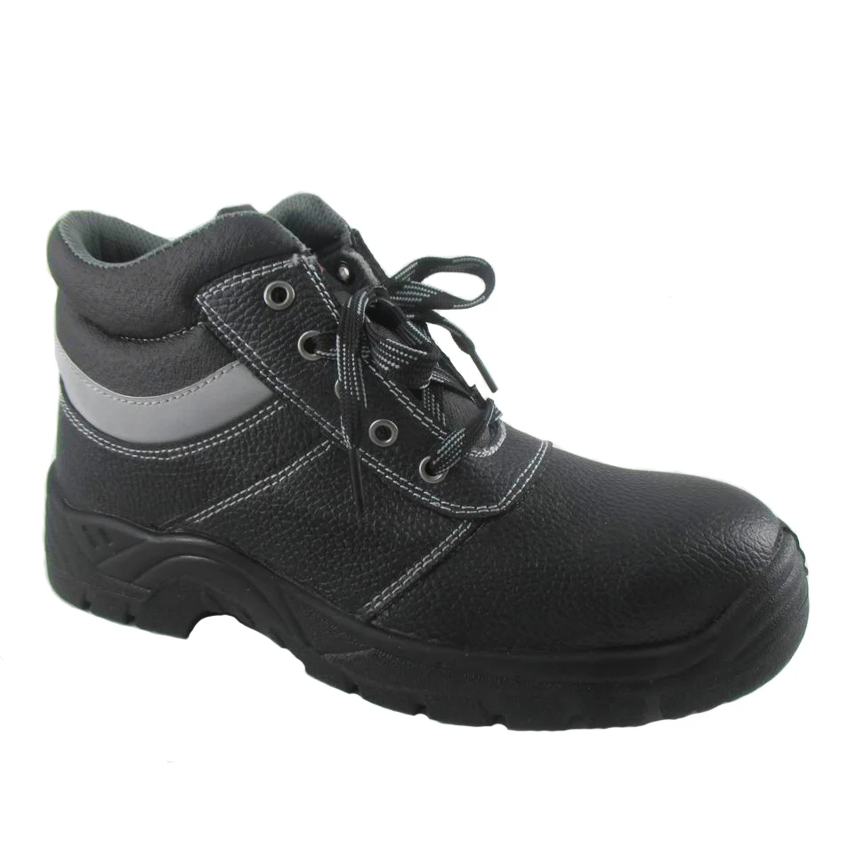 2015 new style leather safety shoe with steel top