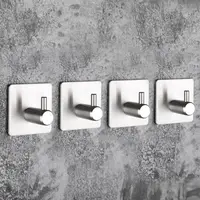 

No Drill Self Adhesive Bathroom Decorative Wall Coat Hook