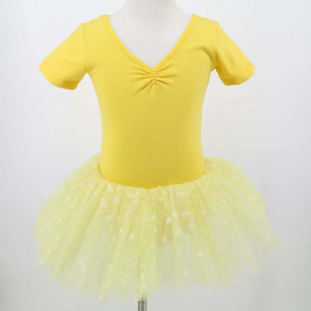 

Factory Directly Wholesale Professional Children Pink Yellow Dance Wear Ballet Tutu Dress