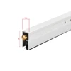 WL108 Aluminum auto timber and wooden door seal door drop bottom seal customized length