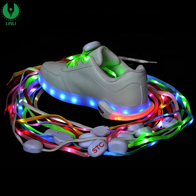 

Glow Light Up Nylon Safety LED Shoelaces For Sale